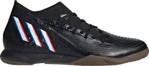Adidas Predator Edge.3 IN 'Edge of Darkness' Boots, Black