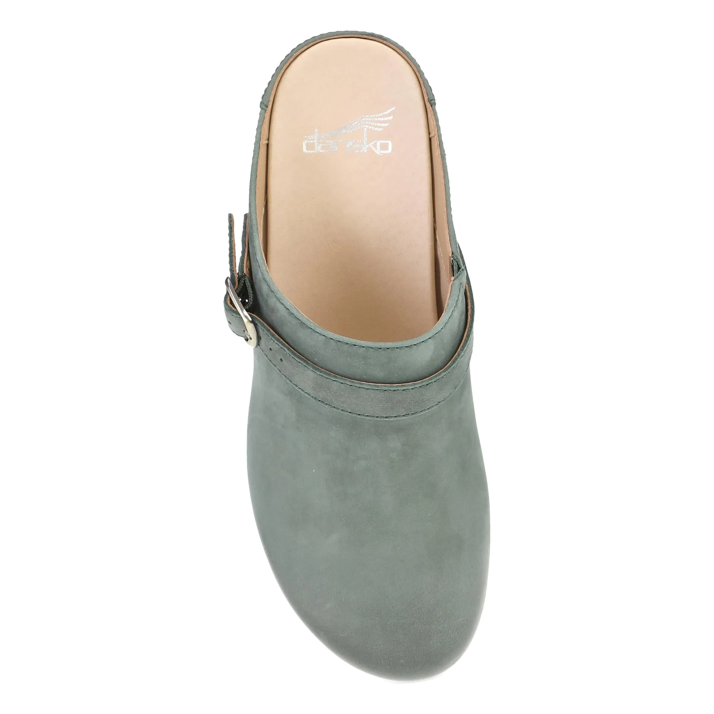 Berry Green Burnished Leather