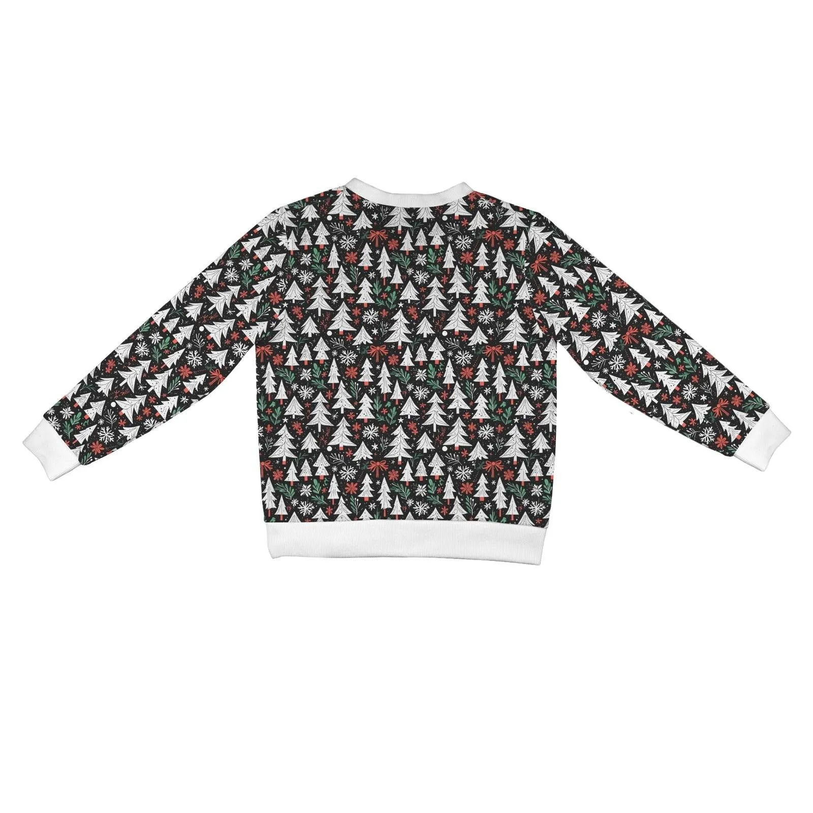 Christmas Tree Women's Cardigan Button Sweater Custom Women's Cardigan (Model H73)