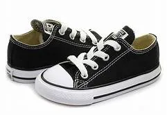 Converse Chuck Taylor All Star Classic Low Top Infant and Junior - Black