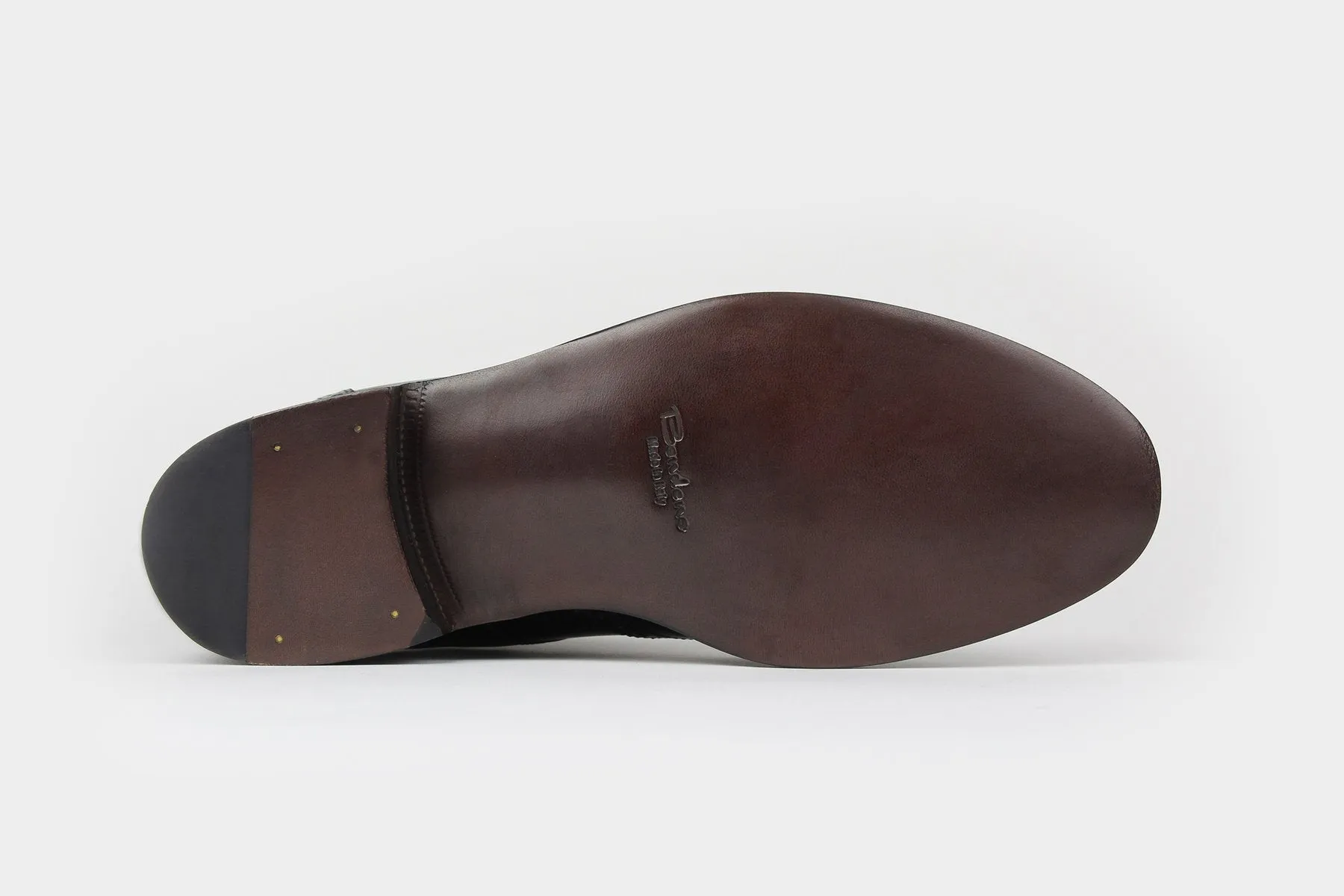 COSIMO • Custom Fitted Bespoke Wingtip Brogue Chelsea Boots • BLACK