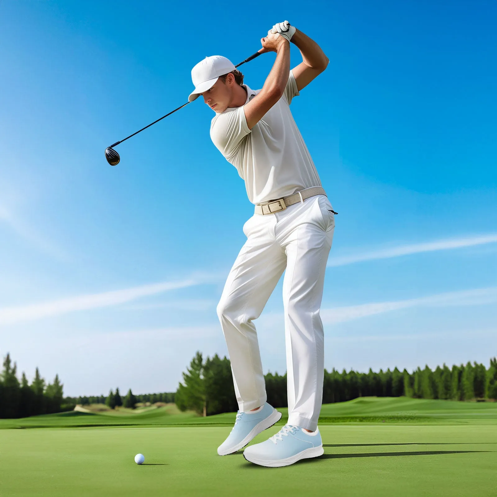 Custom Premium Golf Performance Shoes Personalized Sneaker FN062-D020344-1