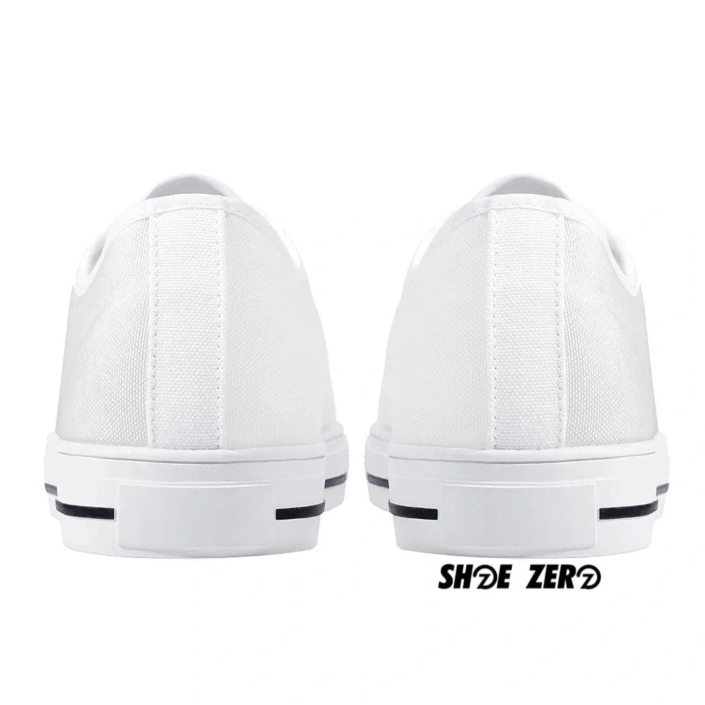 Customizable Canvas Shoes (White Rubber Outsole) Low Top