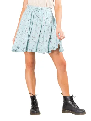 Free Soul Mini Skirt - Pale Aqua