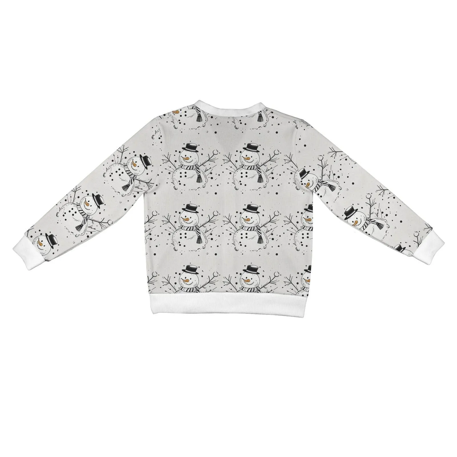 Frosty the Snowman Women's Cardigan Button Sweater Custom Women's Cardigan (Model H73)