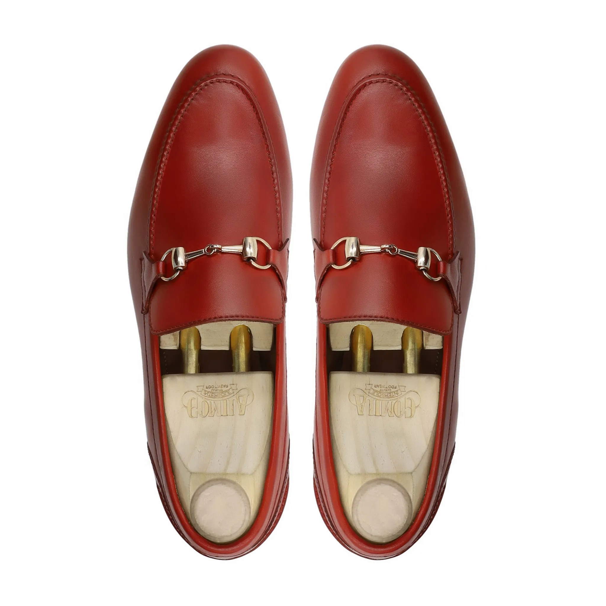 Hellebore - Men's Orange Tan Calf Leather Loafer