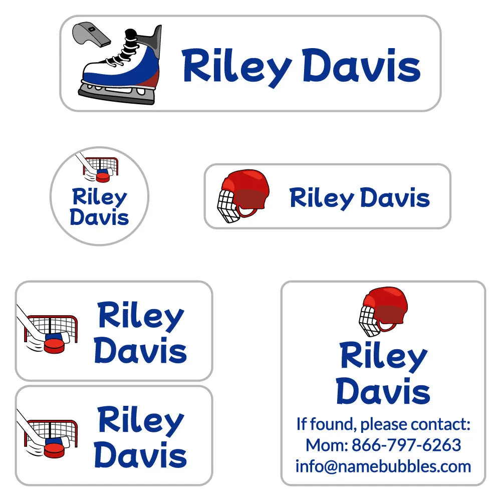 Hockey Camp Labels Pack