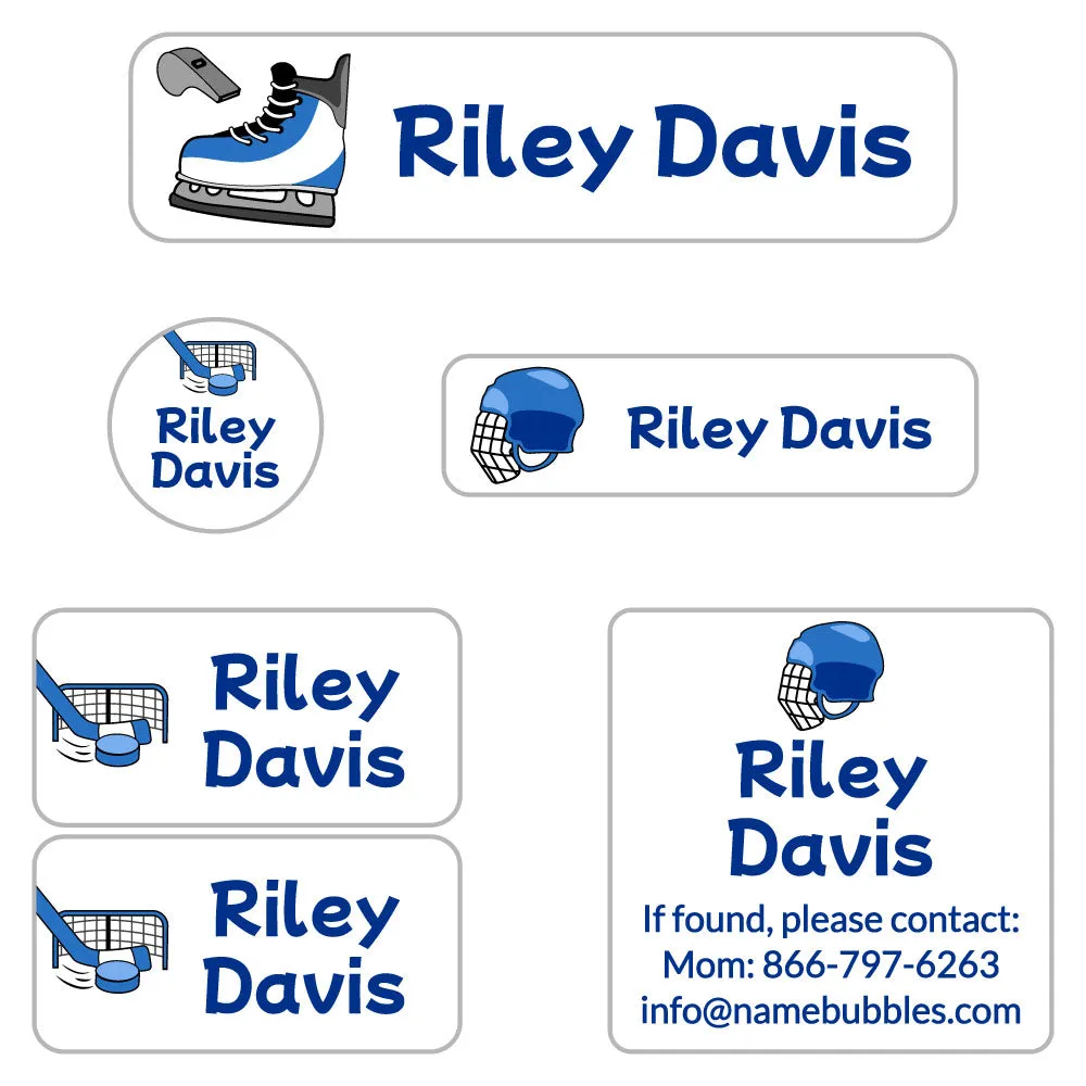 Hockey Camp Labels Pack