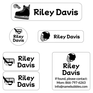 Hockey Camp Labels Pack