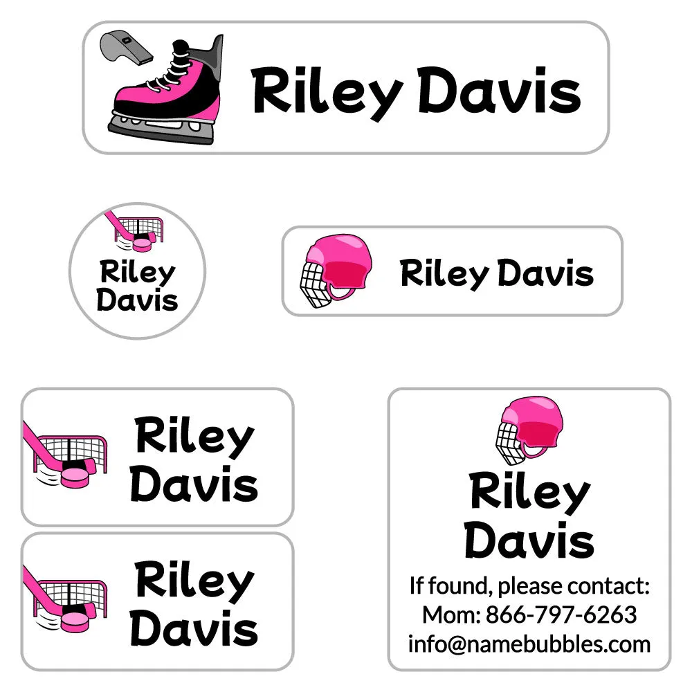 Hockey Camp Labels Pack