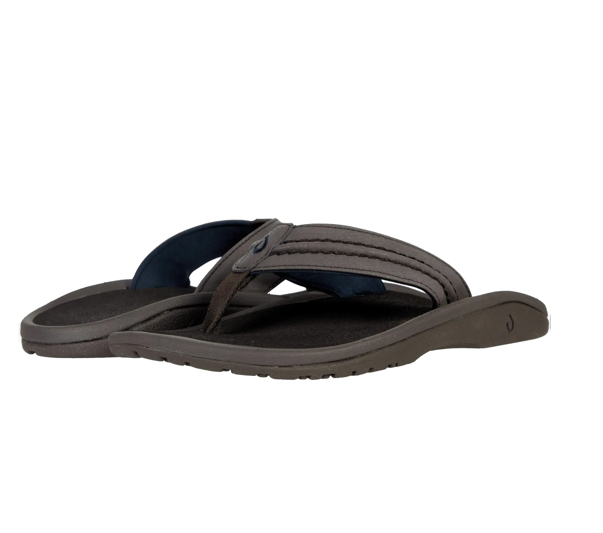 Hokua Leather Sandal Dk Wood/Dk Wood