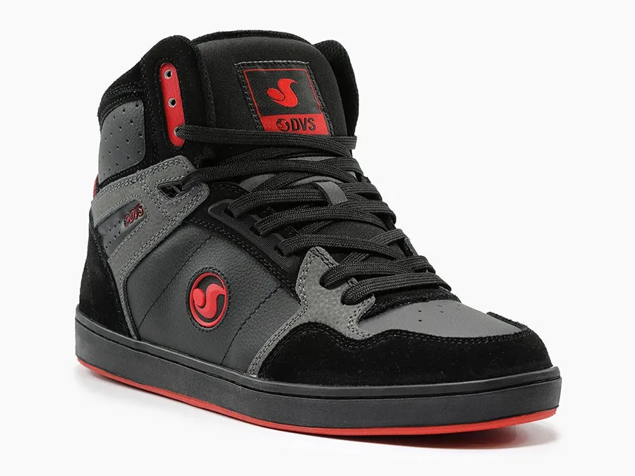 Honcho - Black Charcoal Red Suede