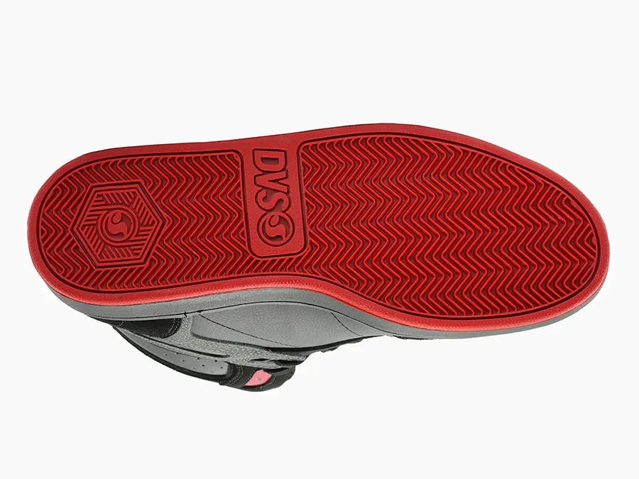Honcho - Black Charcoal Red Suede