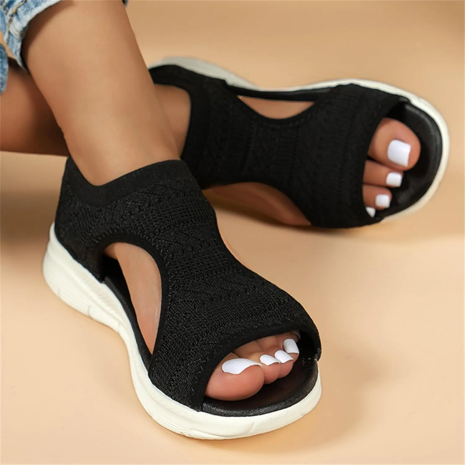 Ladmiple Sandals Women Comfortable Walking Orthopedic Arch Support Flip Flops Summer Orthotic Sandals Dressy Beach Shoes 2025