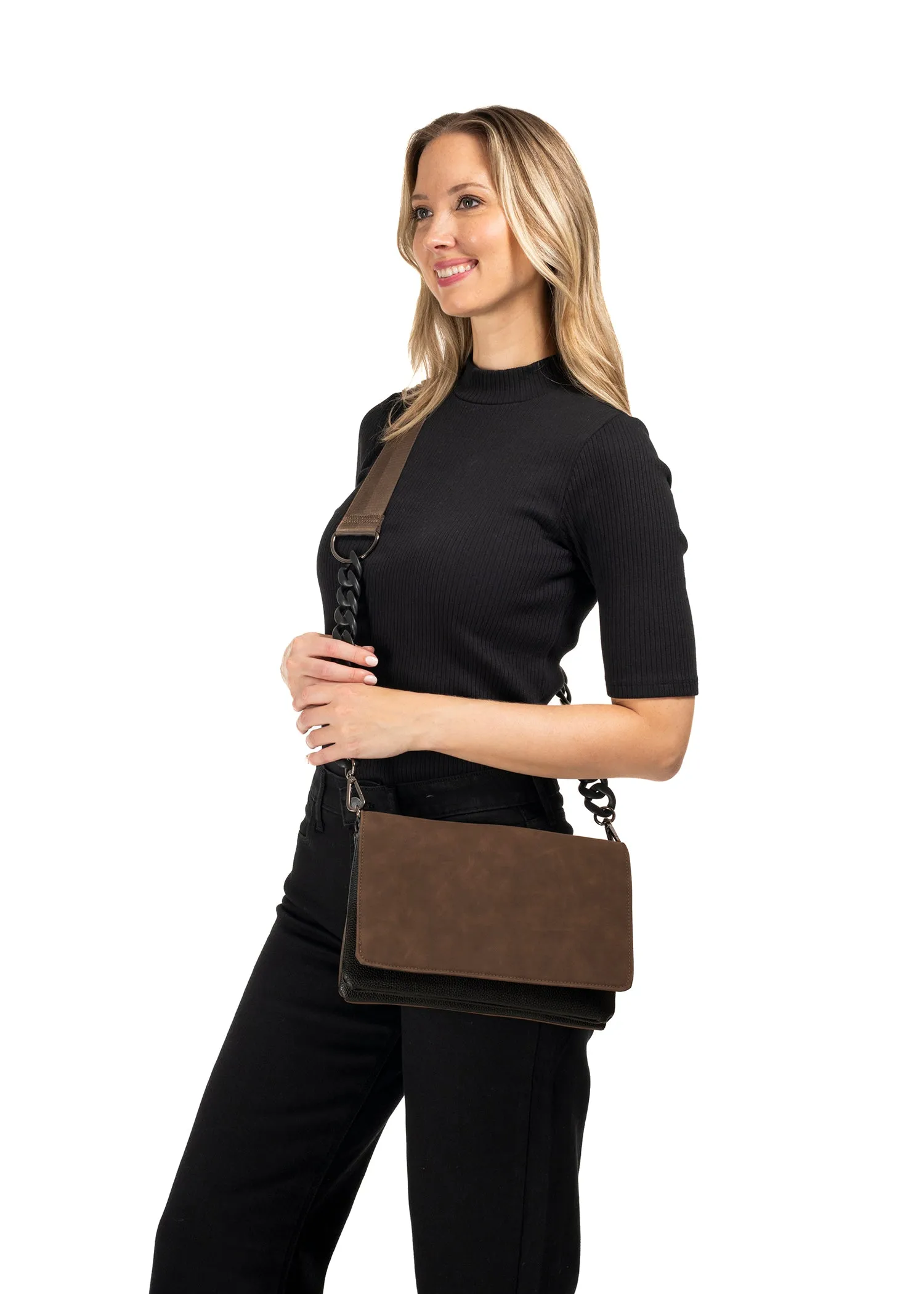 Lexi Espresso Crossbody PRE ORDER SHIP 11/1
