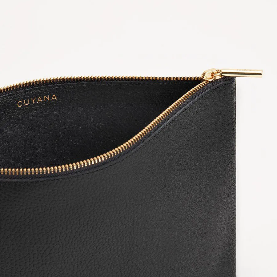 Medium Leather Zipper Pouch