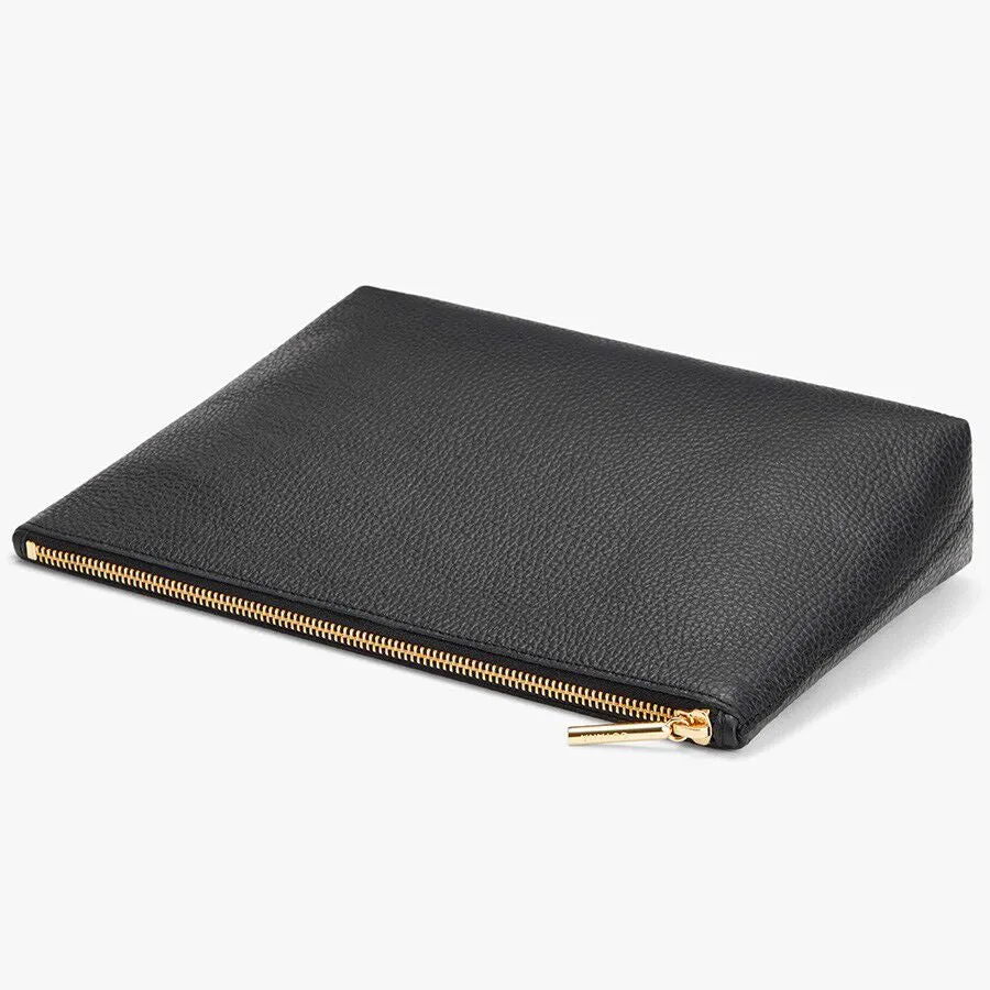 Medium Leather Zipper Pouch