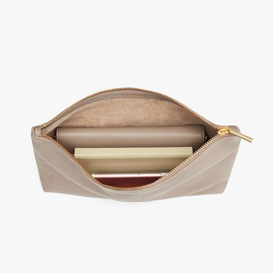 Medium Leather Zipper Pouch