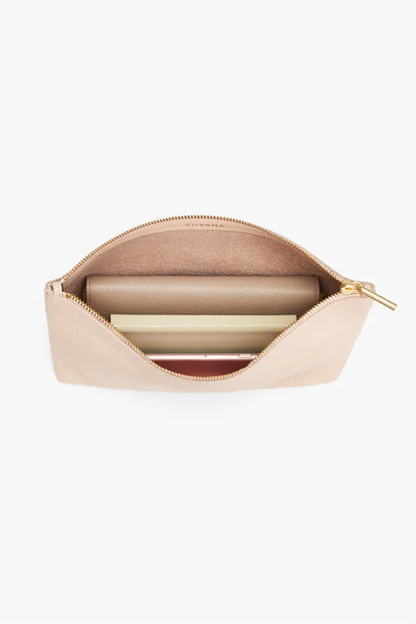 Medium Leather Zipper Pouch