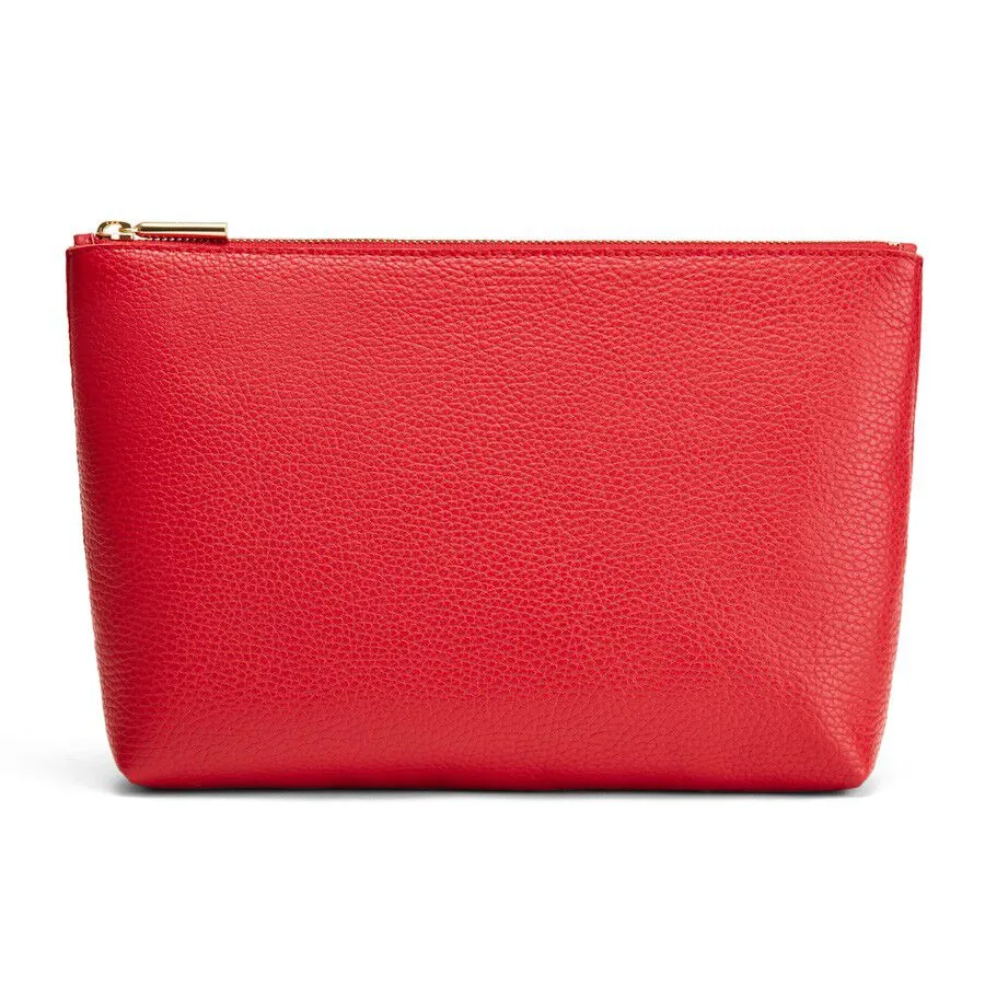 Medium Leather Zipper Pouch