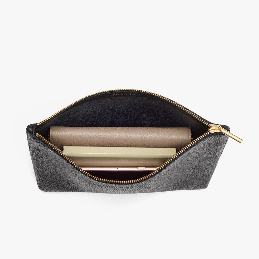 Medium Leather Zipper Pouch