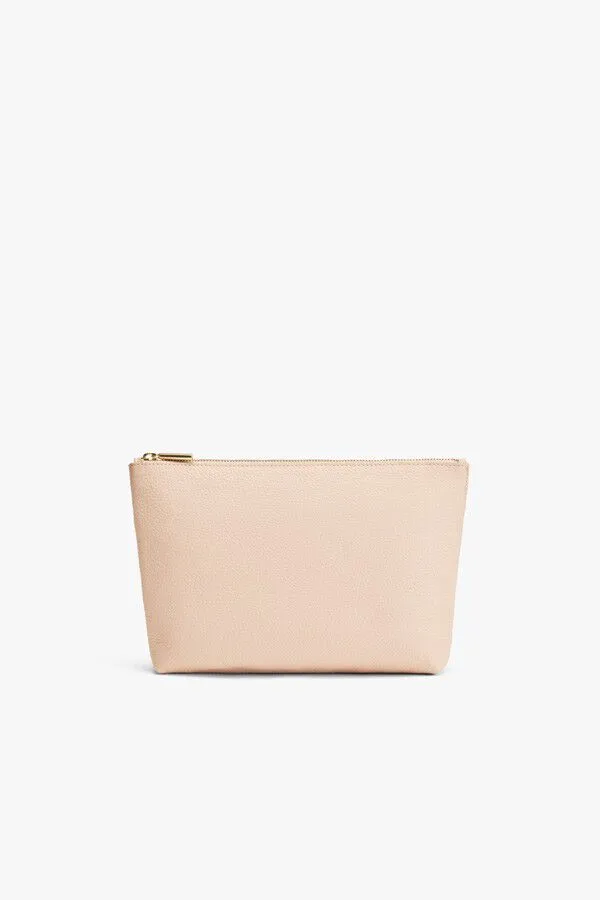 Medium Leather Zipper Pouch