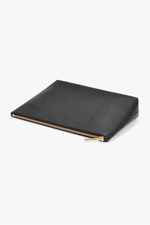 Medium Leather Zipper Pouch