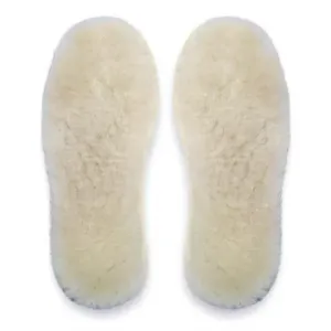 Natural Wool Insoles-100% Real Sheepskin (Women Size: 6.5)