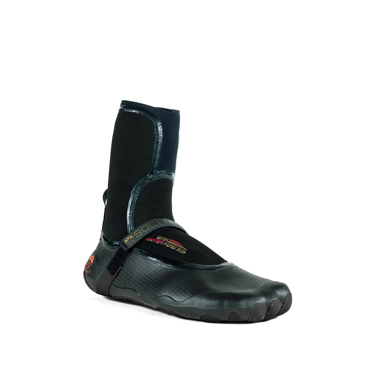 Solite Boots 8mm Custom Fire 2.0 Boot - 2024 Black/Red