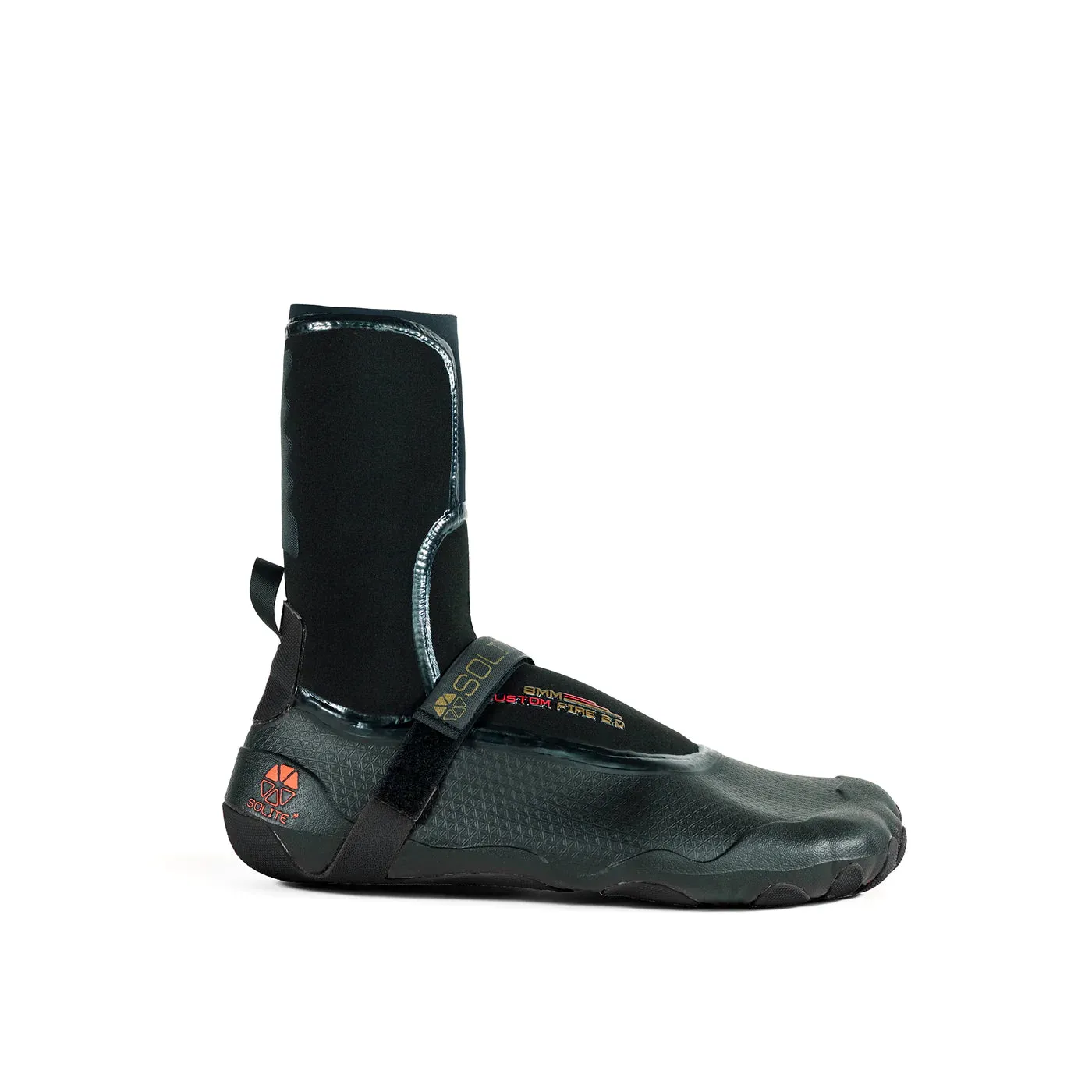 Solite Boots 8mm Custom Fire 2.0 Boot - 2024 Black/Red