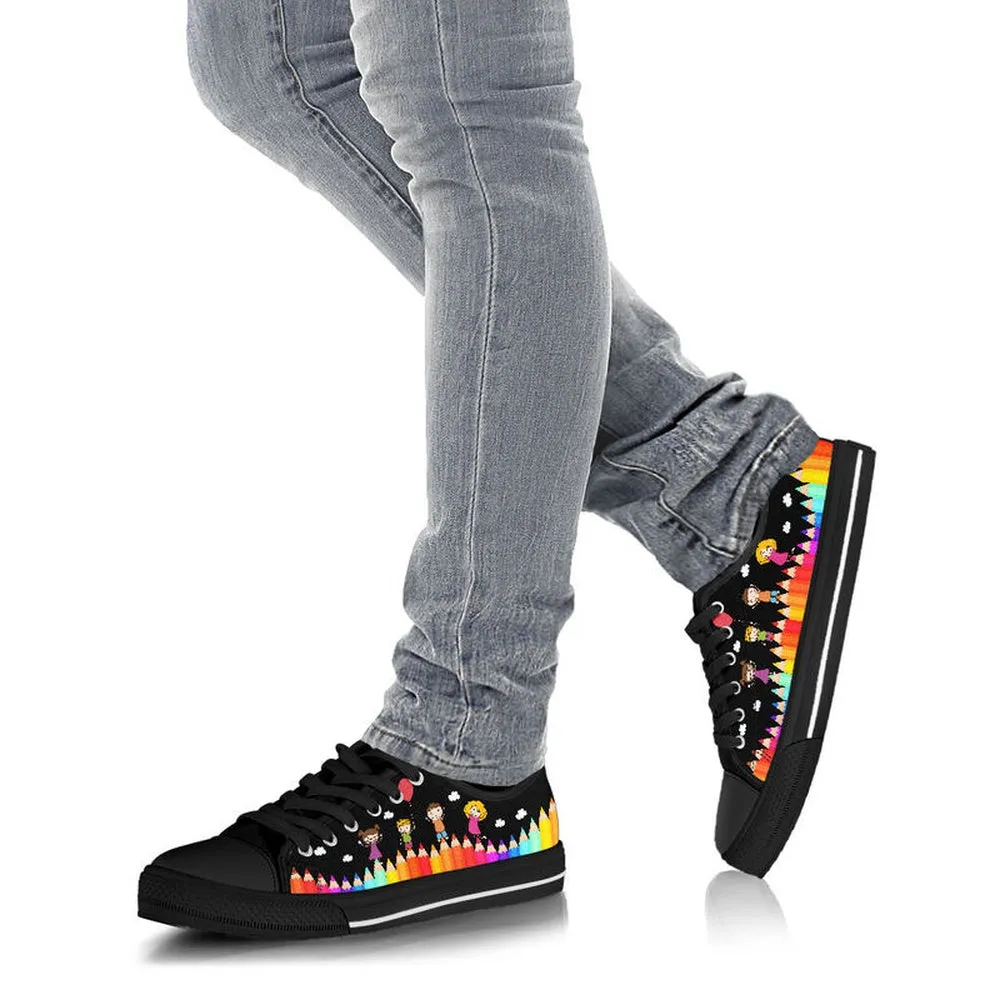 Teacher Abc Low Top Shoes, Teacher Shoes, Low Top Sneakers