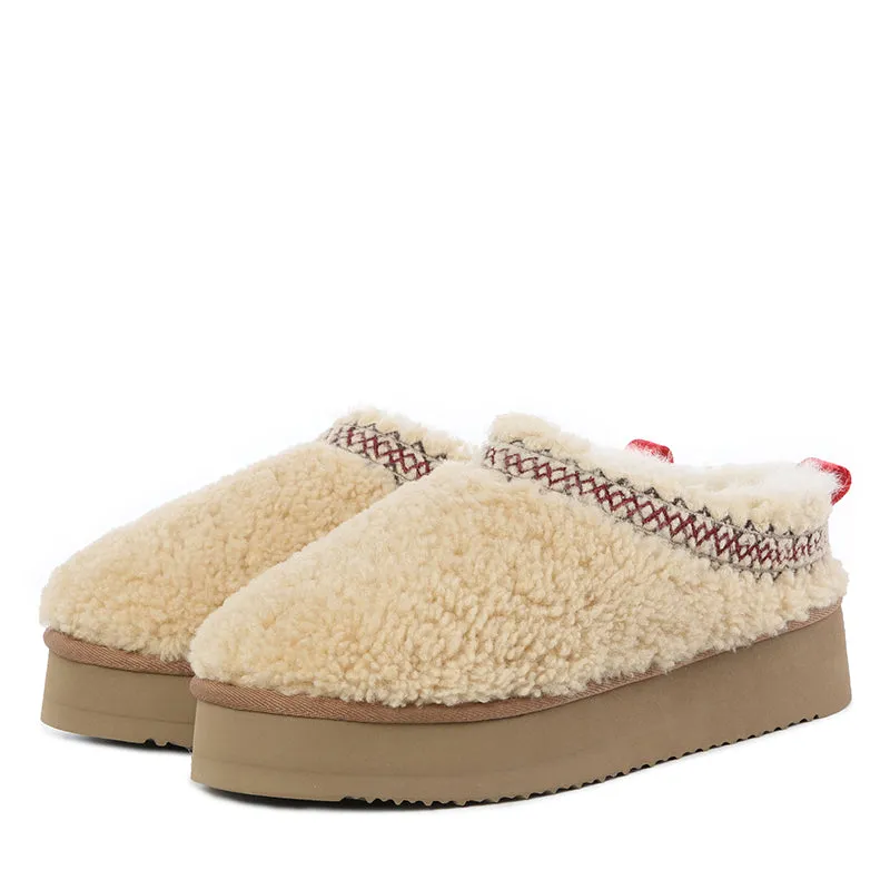 UGG Ultimate Fluffy Taz Platform Slippers