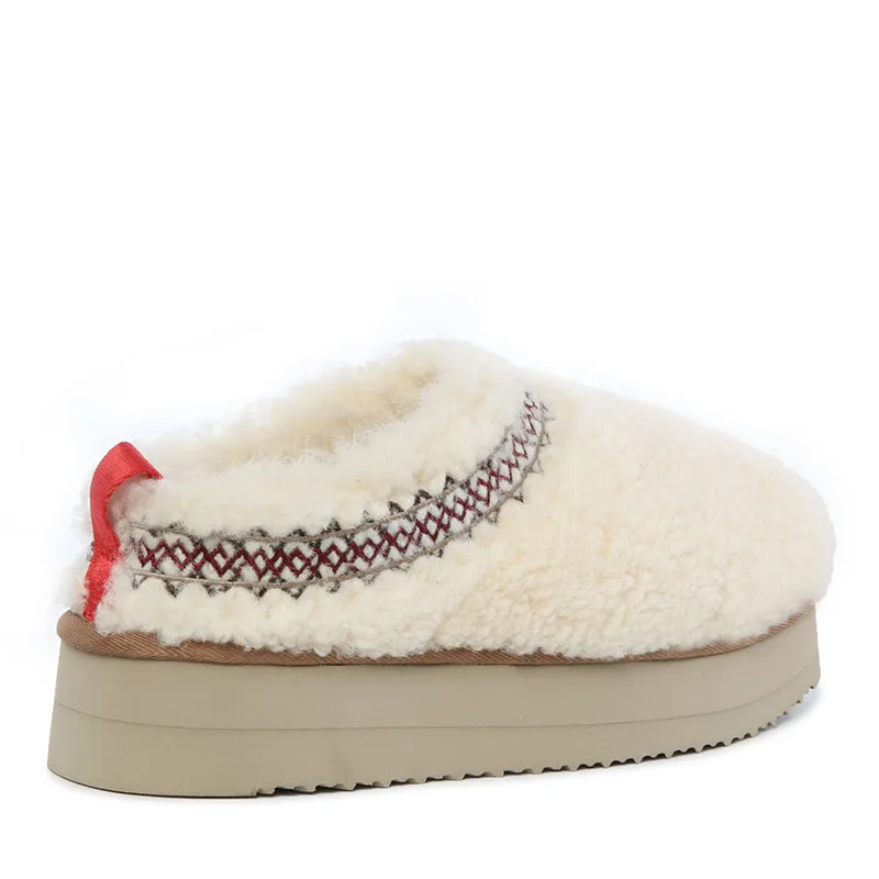 UGG Ultimate Fluffy Taz Platform Slippers