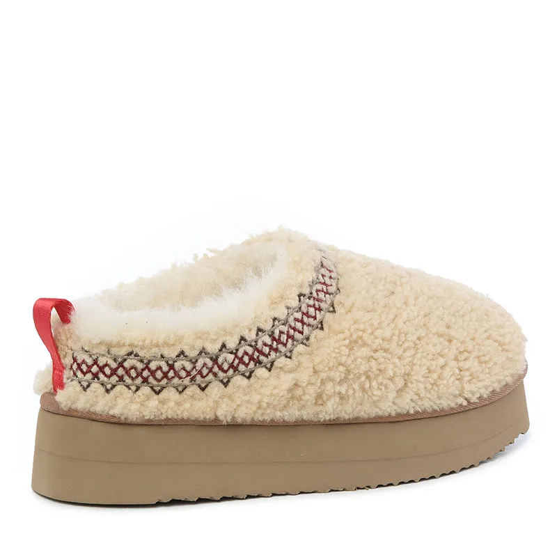 UGG Ultimate Fluffy Taz Platform Slippers