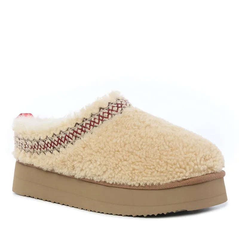 UGG Ultimate Fluffy Taz Platform Slippers