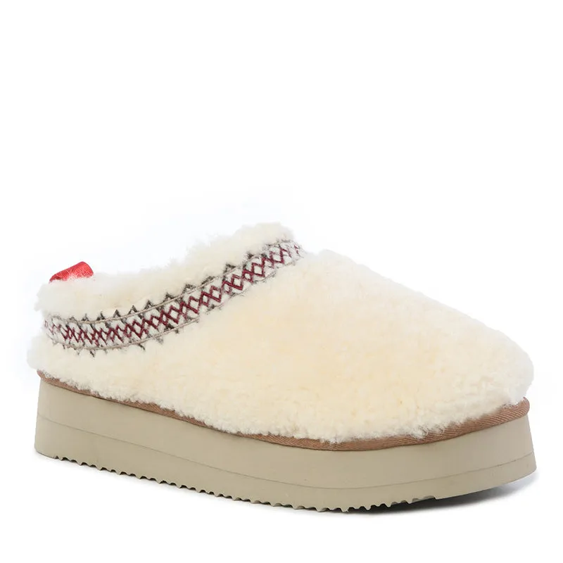 UGG Ultimate Fluffy Taz Platform Slippers