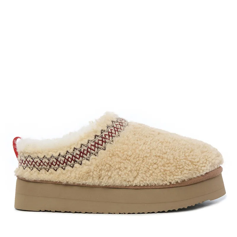 UGG Ultimate Fluffy Taz Platform Slippers