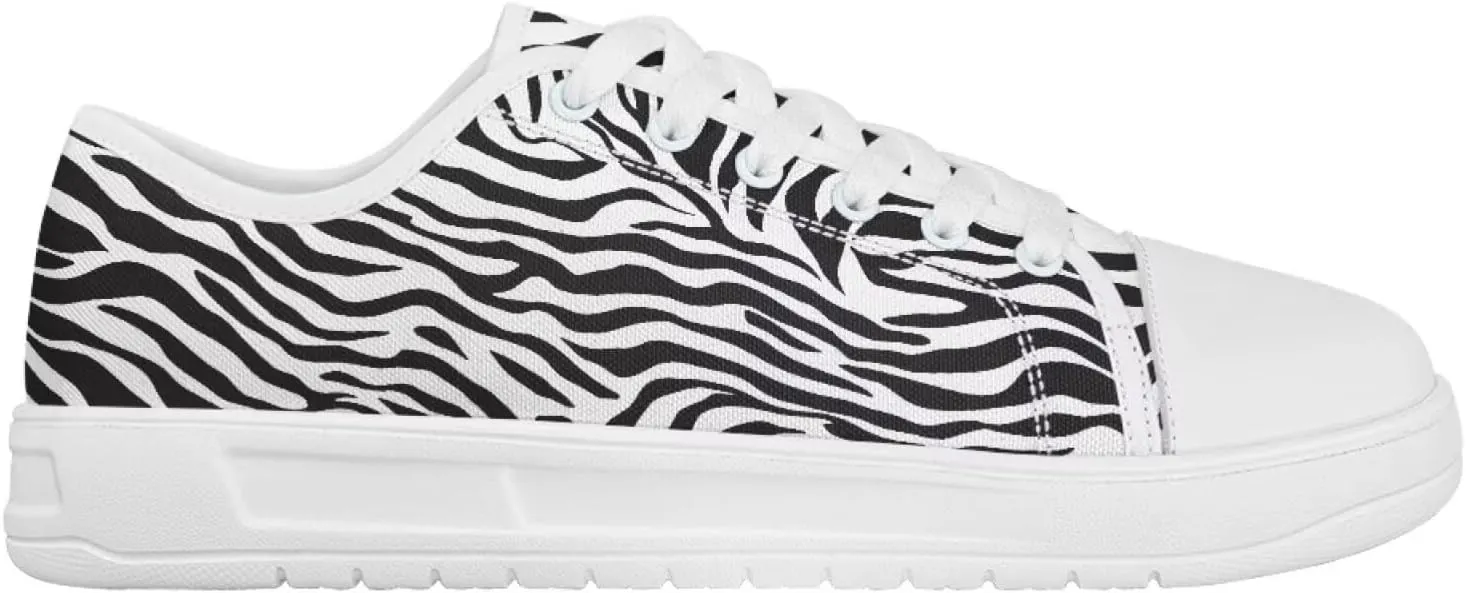 Womens Canvas Slip on Shoes Low Top Casual Sneakers Non-Slip Breathable Footwear for Work Tennis