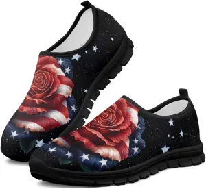 Womens Casual Shoes Canvas Shoes Low Top Fashion Sneakers Slip on Walking ShoeBlack Sole
