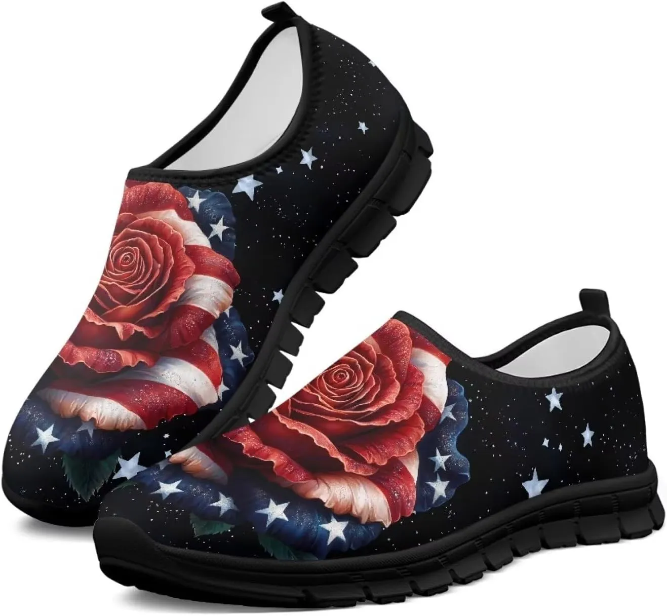 Womens Casual Shoes Canvas Shoes Low Top Fashion Sneakers Slip on Walking ShoeBlack Sole