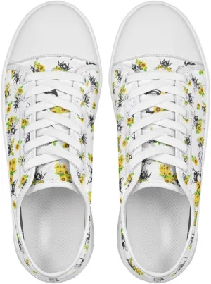 Women's Slip On Canvas Sneaker Low Top Casual Walking Shoes Lady Comfort Fashion Tennis Sneakers