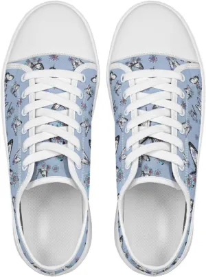 Women's Slip On Canvas Sneaker Low Top Casual Walking Shoes Lady Comfort Fashion Tennis Sneakers